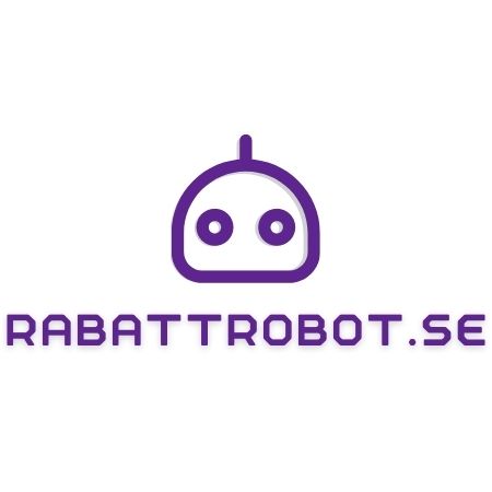 Logo för rabattsajten Rabattrobot.se